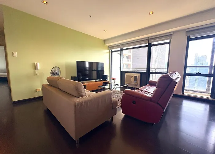 Apartment 3 Bedroom At Gramercy Residences Makati With Balcony And View For 6 To 10 Guests Small Pet Friendly Manila