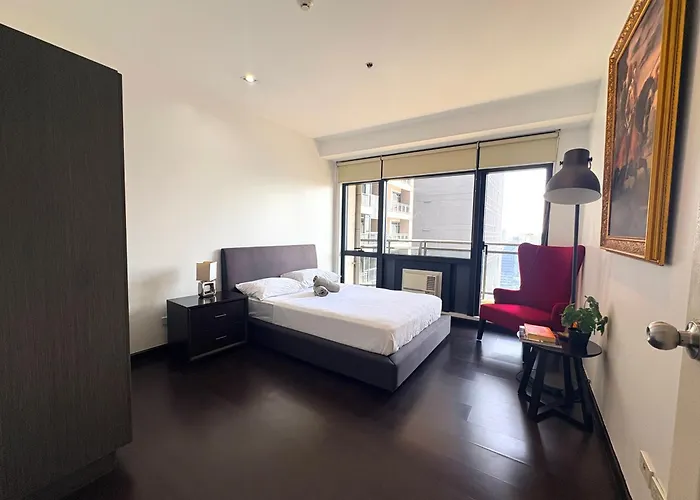 3 Bedroom At Gramercy Residences Makati With Balcony And View For 6 To 10 Guests Small Pet Friendly Manila