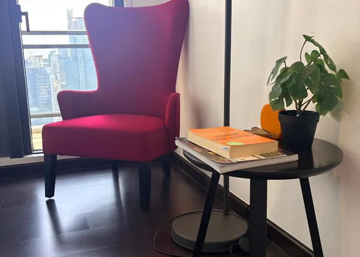 3 Bedroom At Gramercy Residences Makati With Balcony And View For 6 To 10 Guests Small Pet Friendly *