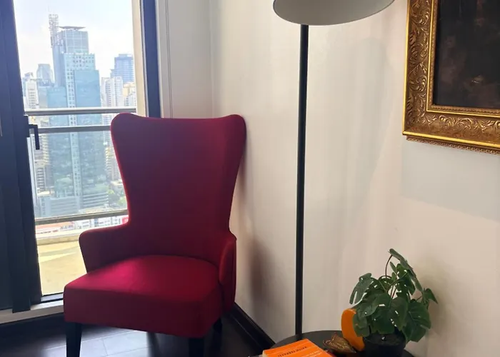 3 Bedroom At Gramercy Residences Makati With Balcony And View For 6 To 10 Guests Small Pet Friendly